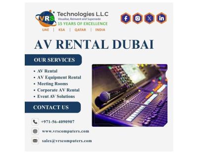 Why Choose AV Rental Dubai for Professional Events?
