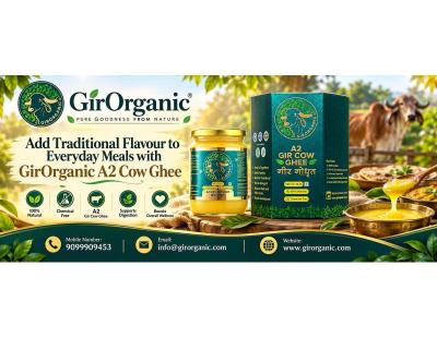 Add Traditional Flavour to Everyday Meals with GirOrganic A2 Cow Ghee