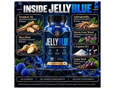 JellyBlue Gummies|A Convenient Approach to Daily Male Vitality Support|