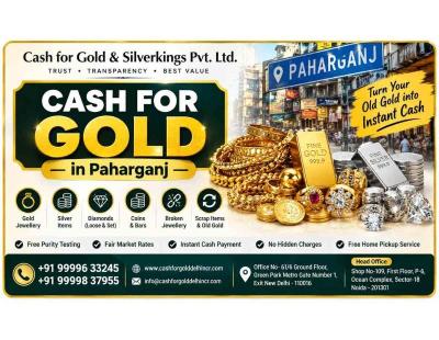 Cash For Gold in Paharganj with Best Price Offer