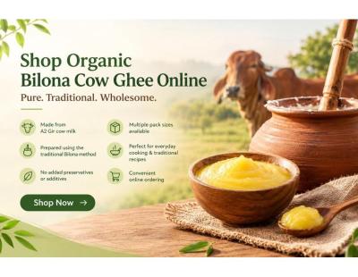 Shop Organic Bilona Cow Ghee Online