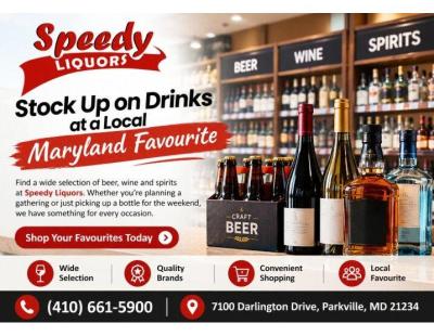 Stock Up on Drinks at a Local Maryland Favourite