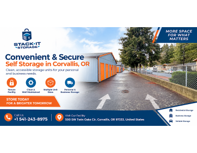 Secure Storage Unit in Corvallis for Easy, Flexible Storage