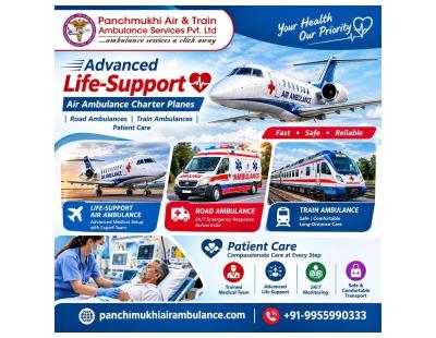 Panchmukhi Low Cost Air Ambulance in Mumbai- Cost efficiency maintained during booking