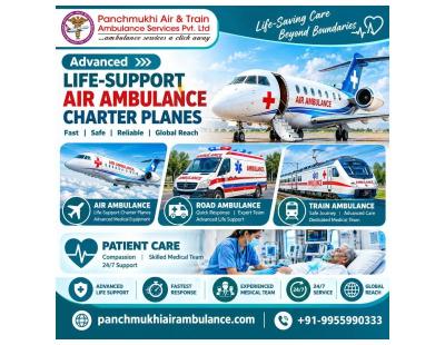 Panchmukhi Air Ambulance Cost from Varanasi- Emergency rescue at lower fare