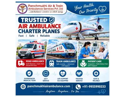Panchmukhi Hi Tech Air Ambulance in Ernakulam- service delivered at pocket friendly expenses