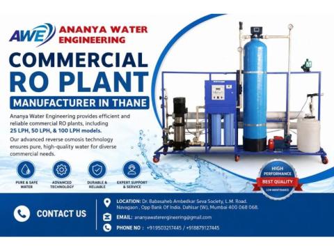 Commercial RO Plant Manufacturer in Thane | supplier