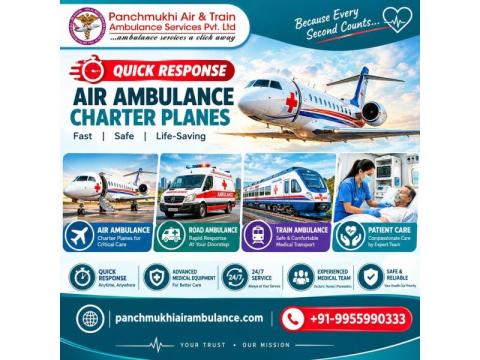 Panchmukhi Emergency Air Ambulance in Delhi - ICU environment and comfort