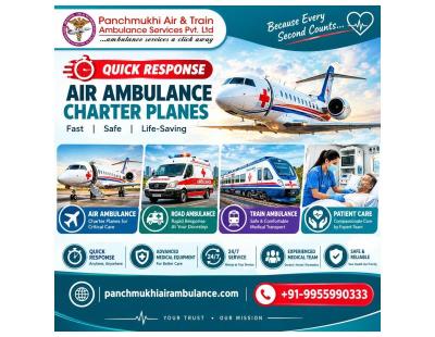 Panchmukhi Emergency Air Ambulance in Delhi - ICU environment and comfort