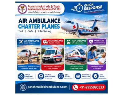 Panchmukhi Air Ambulance from Hyderabad- a companion for your convenience