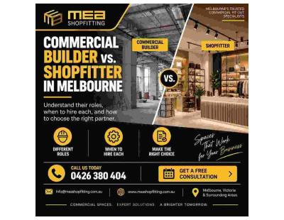 Commercial Builder vs Shopfitter in Melbourne
