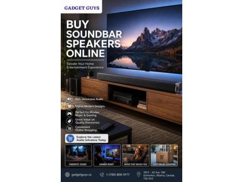 Upgrade Your TV Audio: Buy Soundbar Speakers Online With Confidence