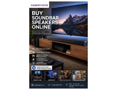 Upgrade Your TV Audio: Buy Soundbar Speakers Online With Confidence