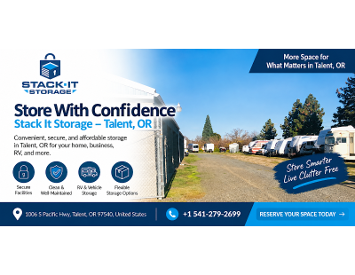 Secure Your Space at a Self Storage facility in Talent