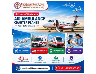 Panchmukhi Low Cost Air Ambulance in Patna- Reliable pre-transfer assessment