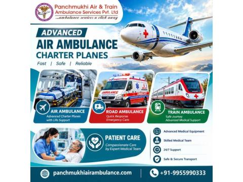 Panchmukhi Emergency Air Ambulance in Hyderabad- coordinated hospital-to-hospital transfer