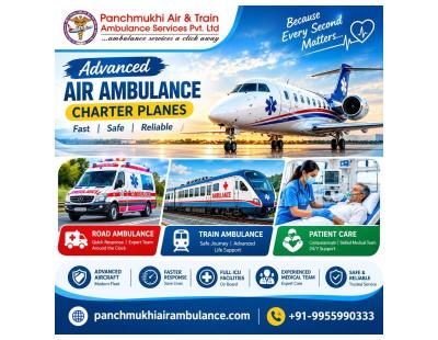 Panchmukhi Low Cost Air Ambulance in Ranchi- Reliable Patient Transfer