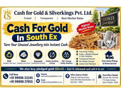 Cash For Gold In South Ex With Free Home Visit Service