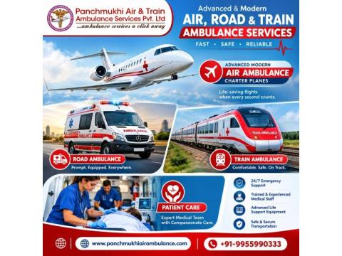 Panchmukhi Air Ambulance Services from Bangalore - Critical Care Medical Transport