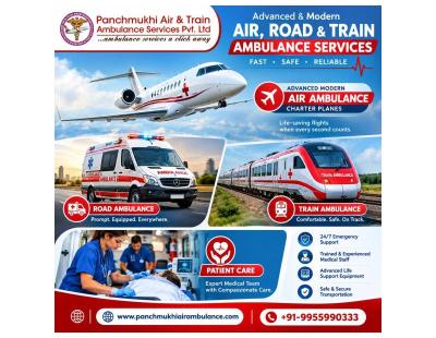 Panchmukhi Air Ambulance Services from Bangalore - Critical Care Medical Transport