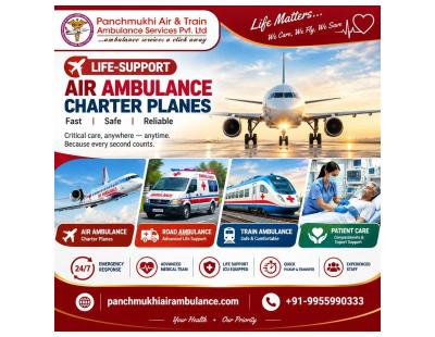 Panchmukhi Low Cost Air Ambulance in Thiruvananthapuram- pocket friendly medical transport solution