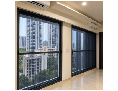 Pleated Mosquito Net for Windows