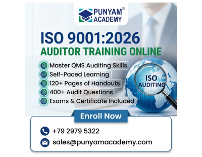 ISO 9001-2026 Auditor Training – Learn QMS Auditing