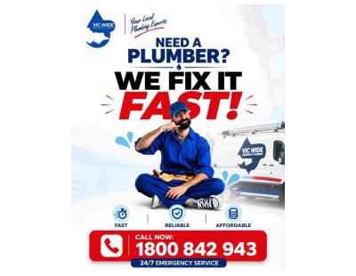 NEED A PLUMBER? WE FIX IT FAST!