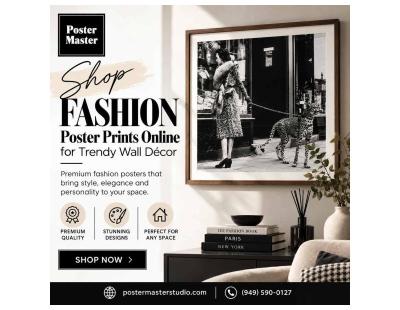 Shop Fashion Poster Prints Online for Trendy Wall Décor