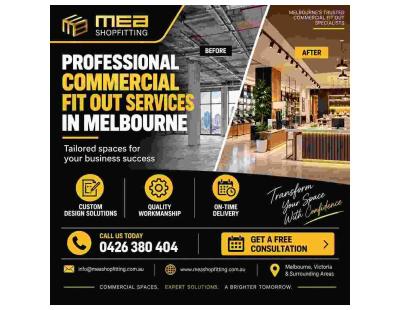 Professional Commercial Fit Out Services in Melbourne