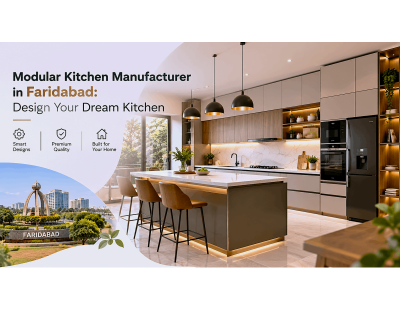 Modern Modular Kitchen Designs for Homes in Faridabad