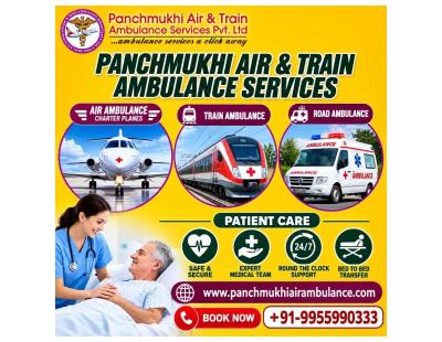 Panchmukhi Air Ambulance in Patna- Convenient Medical Mobility