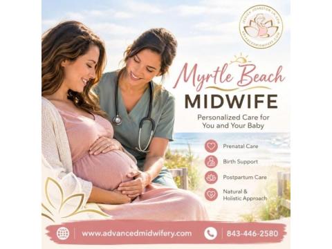 Myrtle Beach Midwife for Personalized Prenatal and Birth Guidance