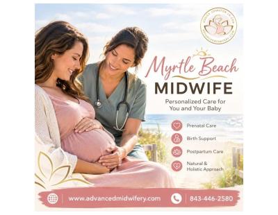 Myrtle Beach Midwife for Personalized Prenatal and Birth Guidance