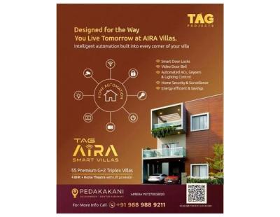 Step into prestige | Premium gated community villas for sale in Guntur are waiting for you.