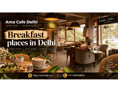 AMA Cafe – A Relaxed Choice Among breakfast places in Delhi