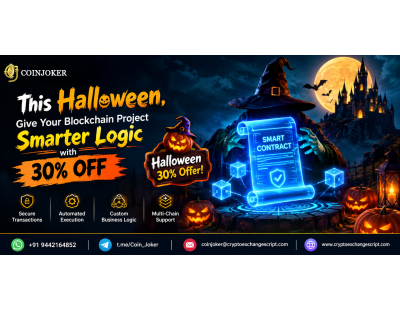 This Halloween, Give Your Blockchain Project Smarter Logic with 30% OFF