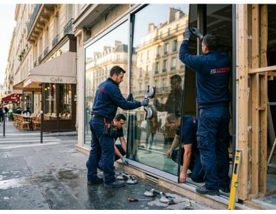 Storefront Installation in Paris & Île-de-France