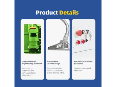 Portable Handheld Laser Cleaning Machine for Efficient Surface Cleaning