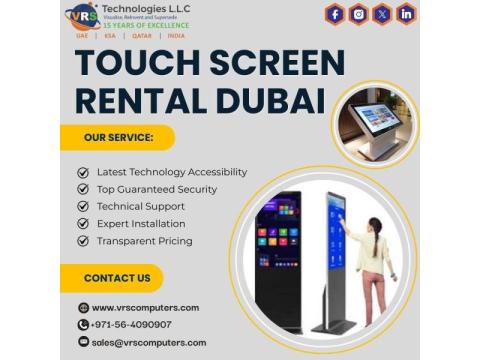 Premium Interactive Touch Screen Rental for Conferences and Exhibitions