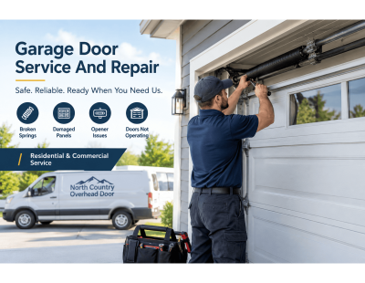 Garage Door Service And Repair | North Country Overhead Door