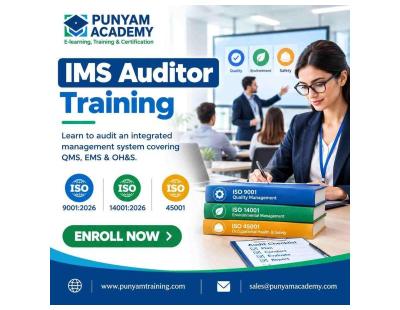 IMS Auditor Training for QMS, EMS & OH&S