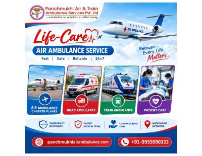 Panchmukhi Air Ambulance in Ernakulam- Patient Repatriation without discomfort