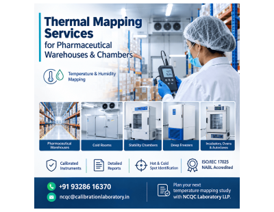 Thermal Mapping Services for Pharmaceutical Warehouses & Chambers