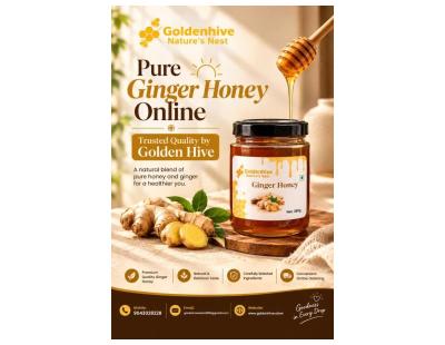 Pure Ginger Honey Online – Trusted Quality by Golden Hive