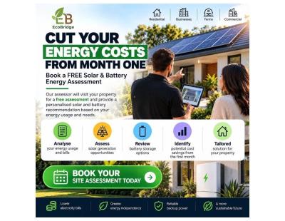 CUT YOUR ENERGY COSTS FROM MONTH ONE! ☀️🔋