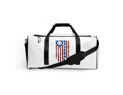 Get USA Flag Duffel Bag for Columbus Day and Everyday Travel