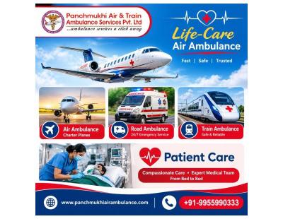 Panchmukhi Air Ambulance in Kolkata- help coordinate ruckus free patient transfer