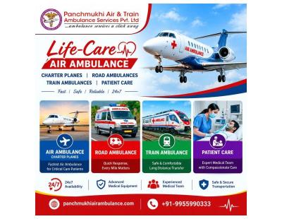 Panchmukhi Affordable Air Ambulance in Guwahati- Bringing Patients Closer to healthcare