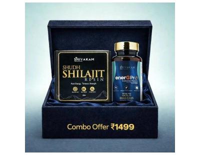 Energy Combo for Busy Professionals, Shilajit plus EnerG Pro